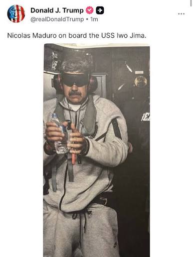 No fue un ataque a Venezuela, fue una incursión militar con el menor daño colateral, contra el narcotráficante Nicolás Maduro, tuvo varias opciones de una entrega negociada y no acepto. Hoy USA pone un ejemplo de "el poder para que" ?