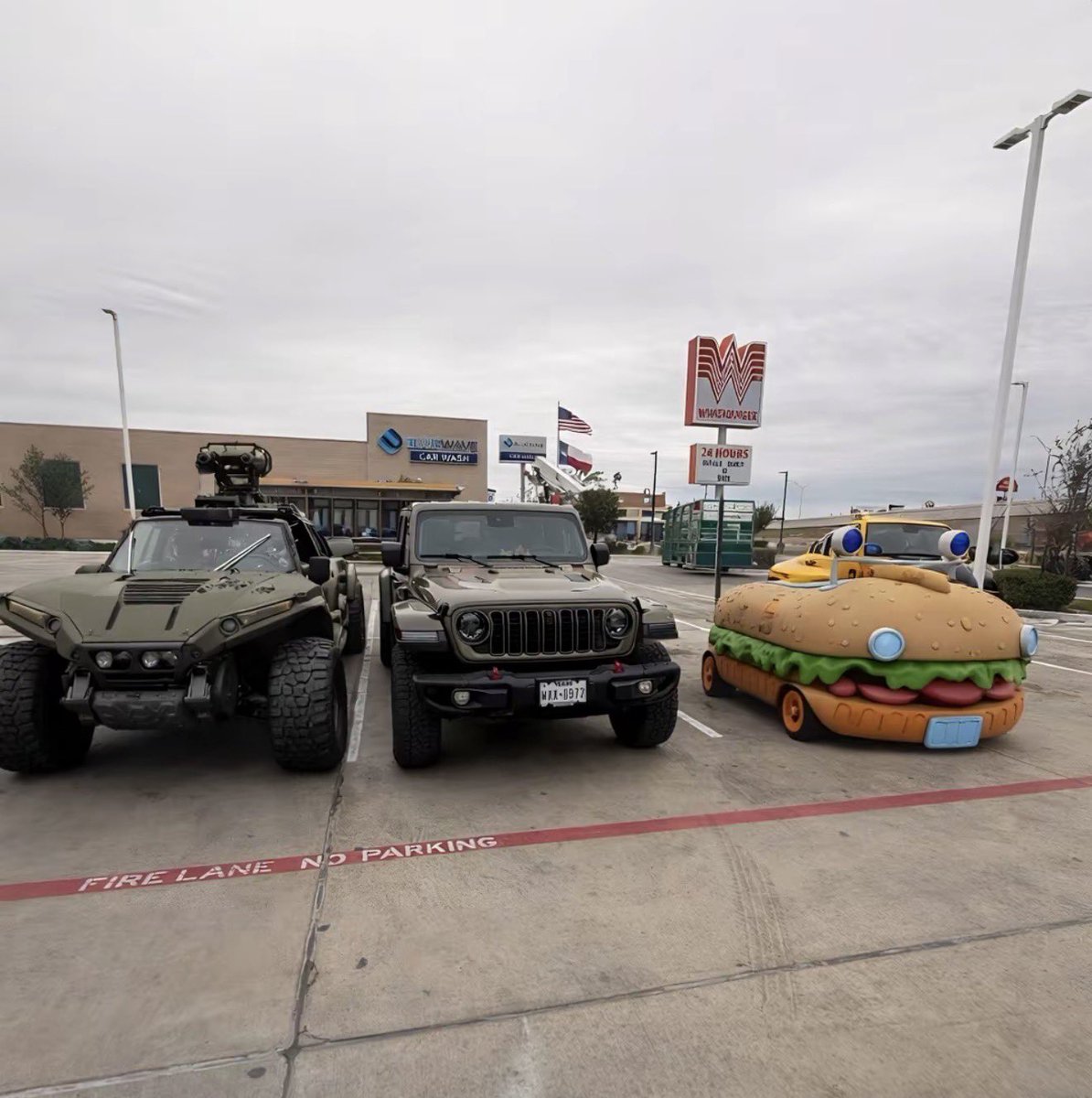 alob_e's tweet image. I pull up with my squad