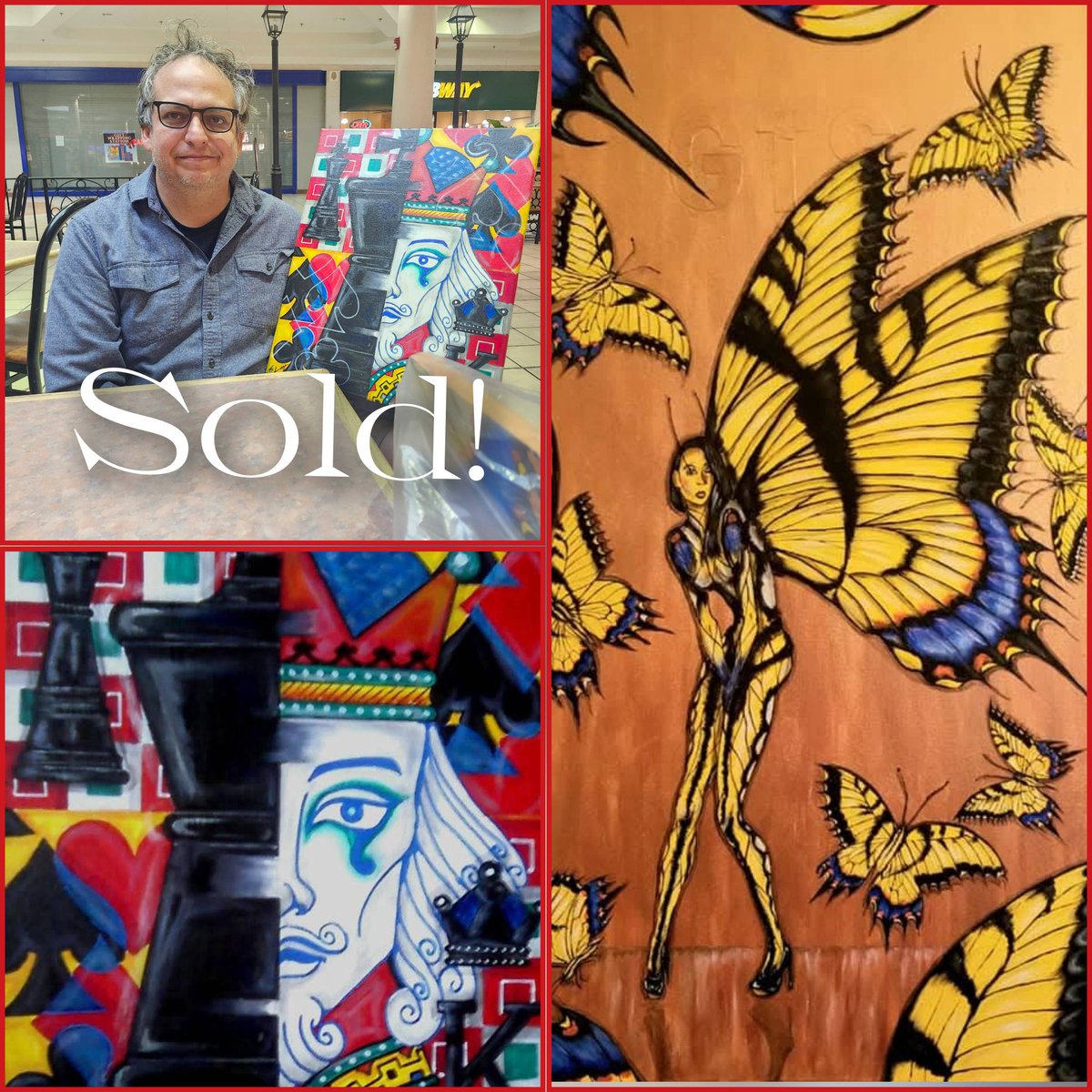 ShelltonTremble's tweet image. Another satisfied collector of "So True Art"! What a blessing! 😇👨🏾‍🎨🎨 He purchased 4 pieces... The fairy for his daughter and the king got himself.. 🧚‍♀️👑#artcollector #art #artwork #SoTrueArt #ShelltonLaBron