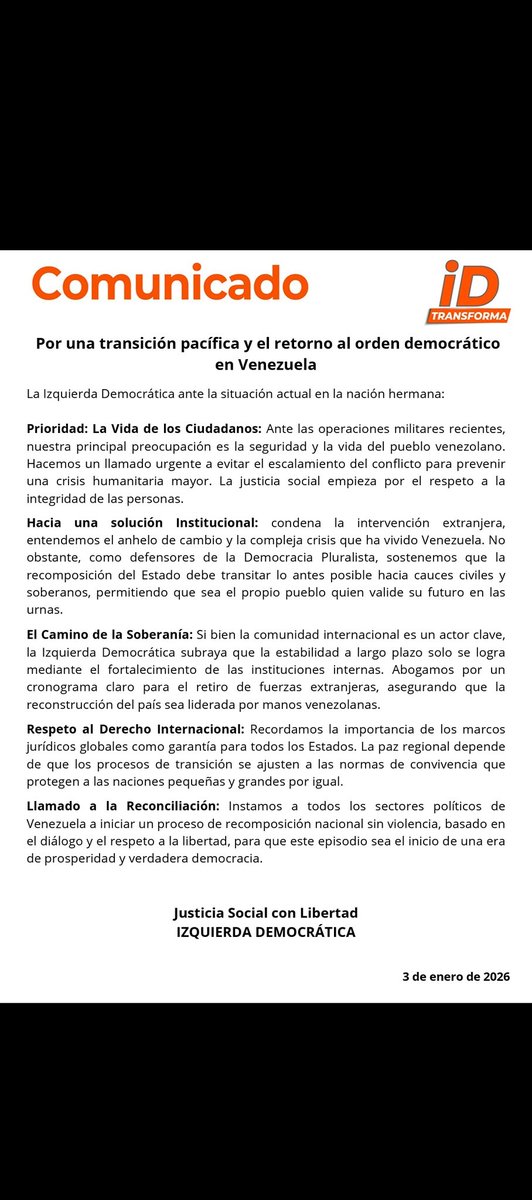 Izquierda Democrática tweet media
