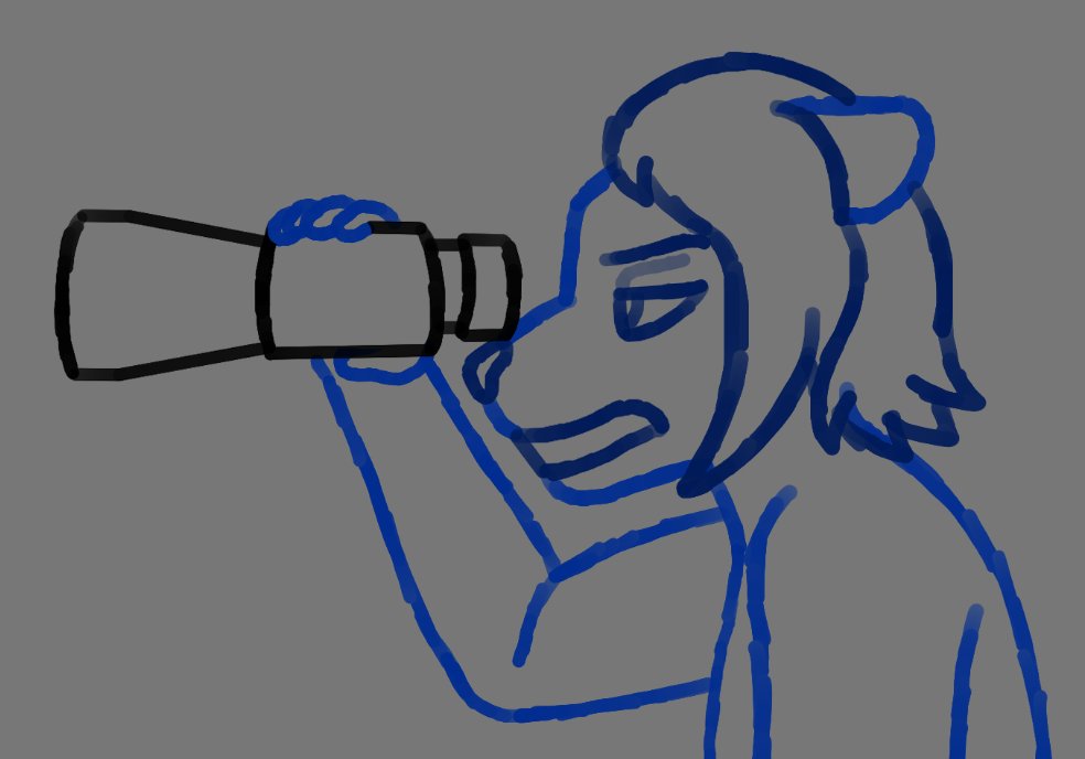 I'm gonna start posting progress on every piece of art i work on so here's a bit of progress.