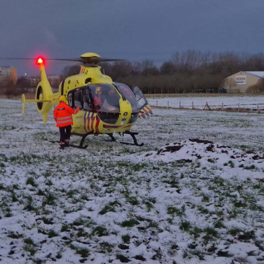 Traumahelikopter ingezet bij medische noodsituatie