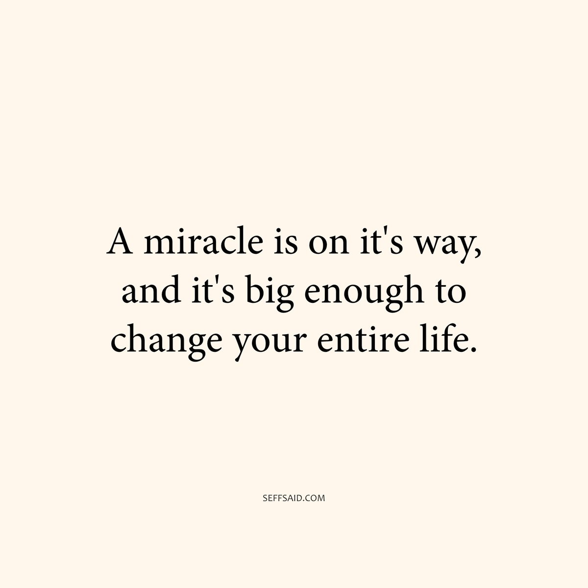 AFFIRM "YES" if you are ready to receive.