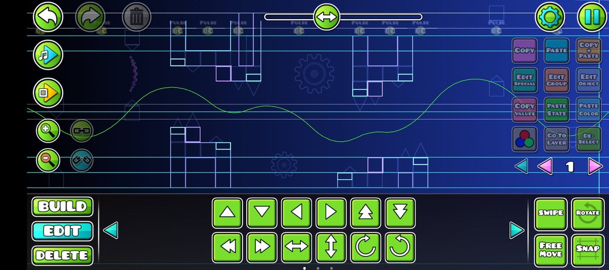 Aquí tratando de mentalizarme un poco; para ver si termino esta cosa. 

#GeometryDash