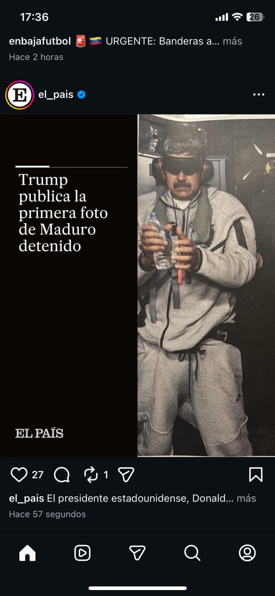 Maduro lleva el mismo Nike Tech que Asham el frutero de abajo de mi casa.