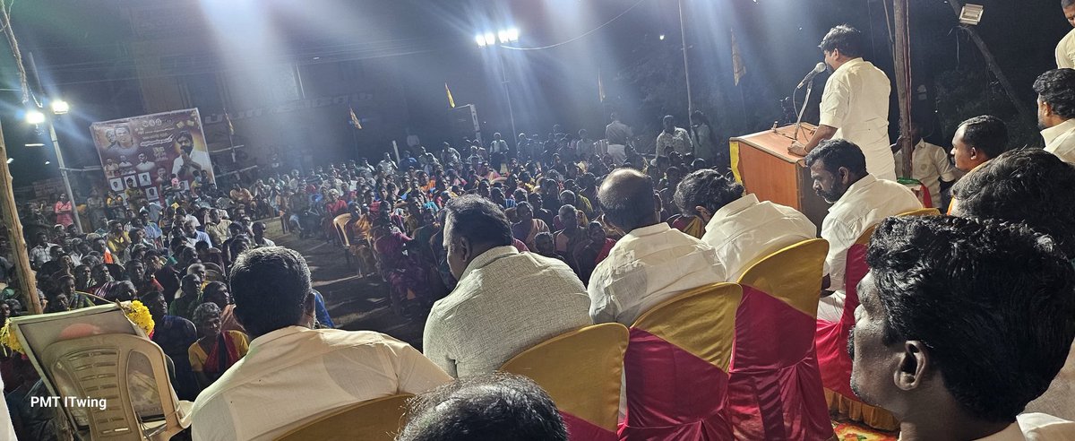 PMT சங்கரன்கோவில் தொகுதியில் இன்று நடத்திய கூட்டத்தில் பெண்கள் தன் எழுச்சியாக  வந்திருந்தனர் மிக்க மகிழ்ச்சி அடைந்தேன்