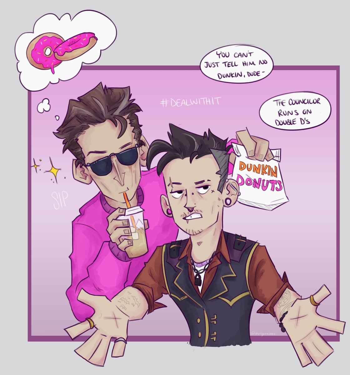 UnreliableArt's tweet photo. The Councilor runs on Double D’s ✨
#cilcotwt https://t.co/uxsWPk8gqT