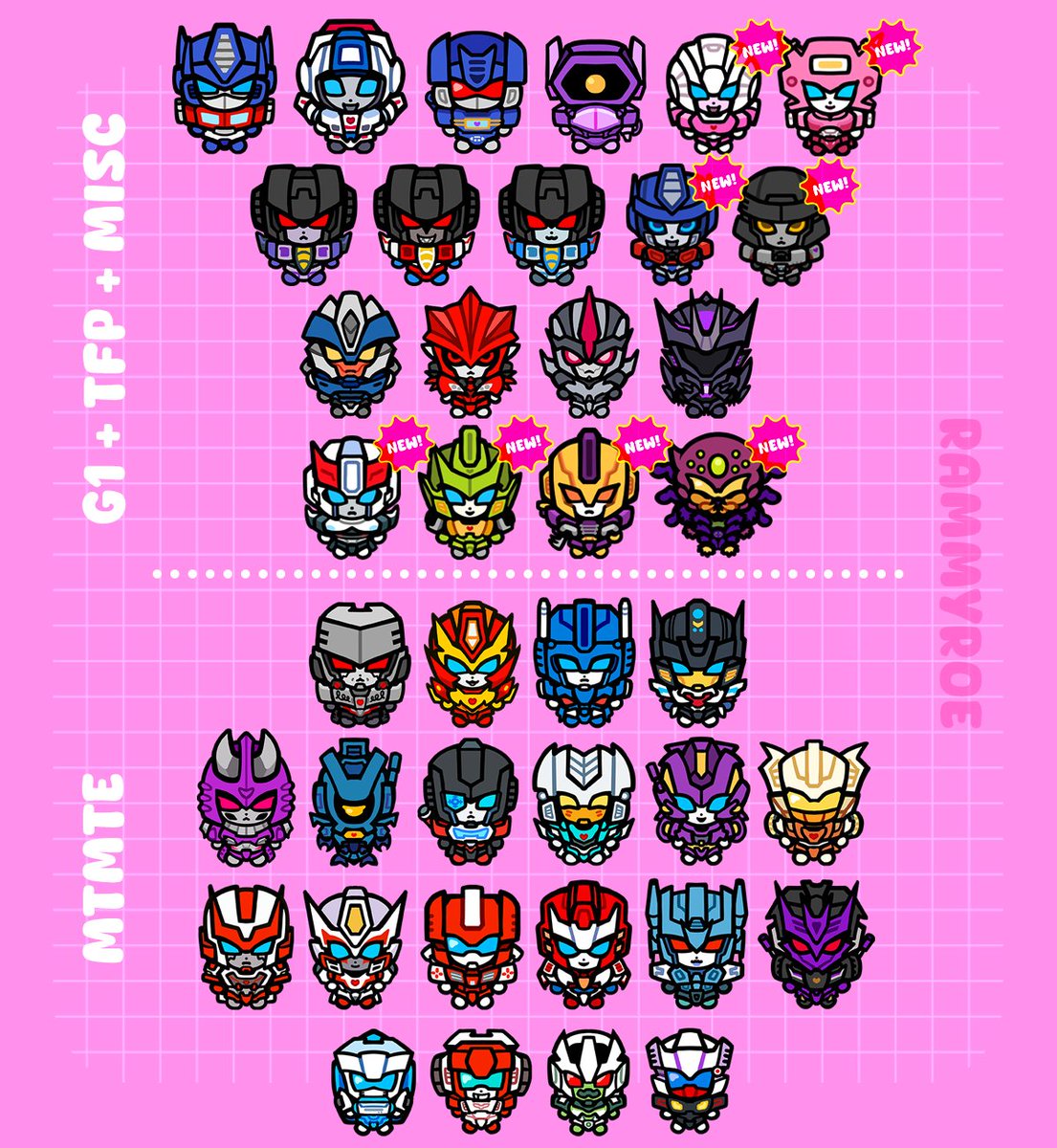 rammyroe's tweet image. starting the new years with an updated #transformers shop drop!! 🌷 vinyl decals are finally here ❤️‍🔥
🗓️ PREORDER DATE: 1/3 - 1/17
💌 USA only* RTs appreciated 🫶
🔗 sh0p link in reply below!!