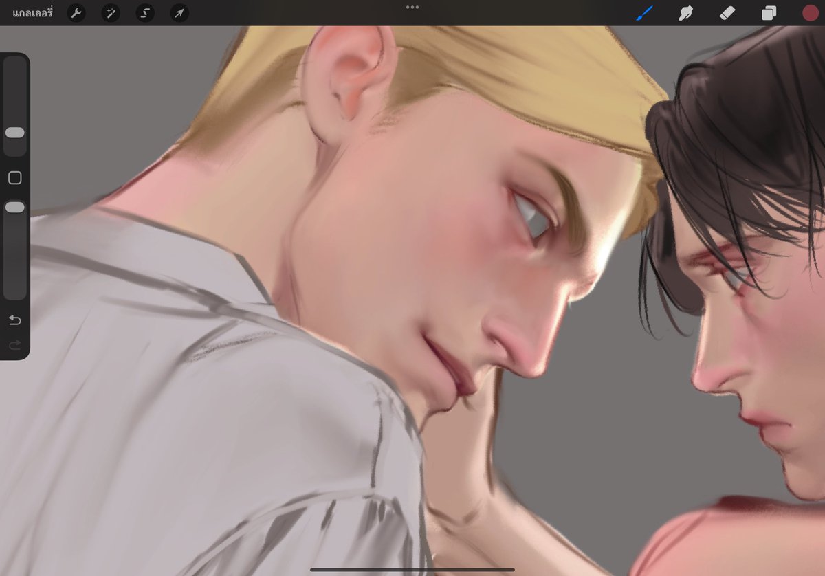 ลีไวจับหน้าพี่แกคือวัดไข้รึเปล่า ไข้ที่ชน คนที่ใช่อ่ะ