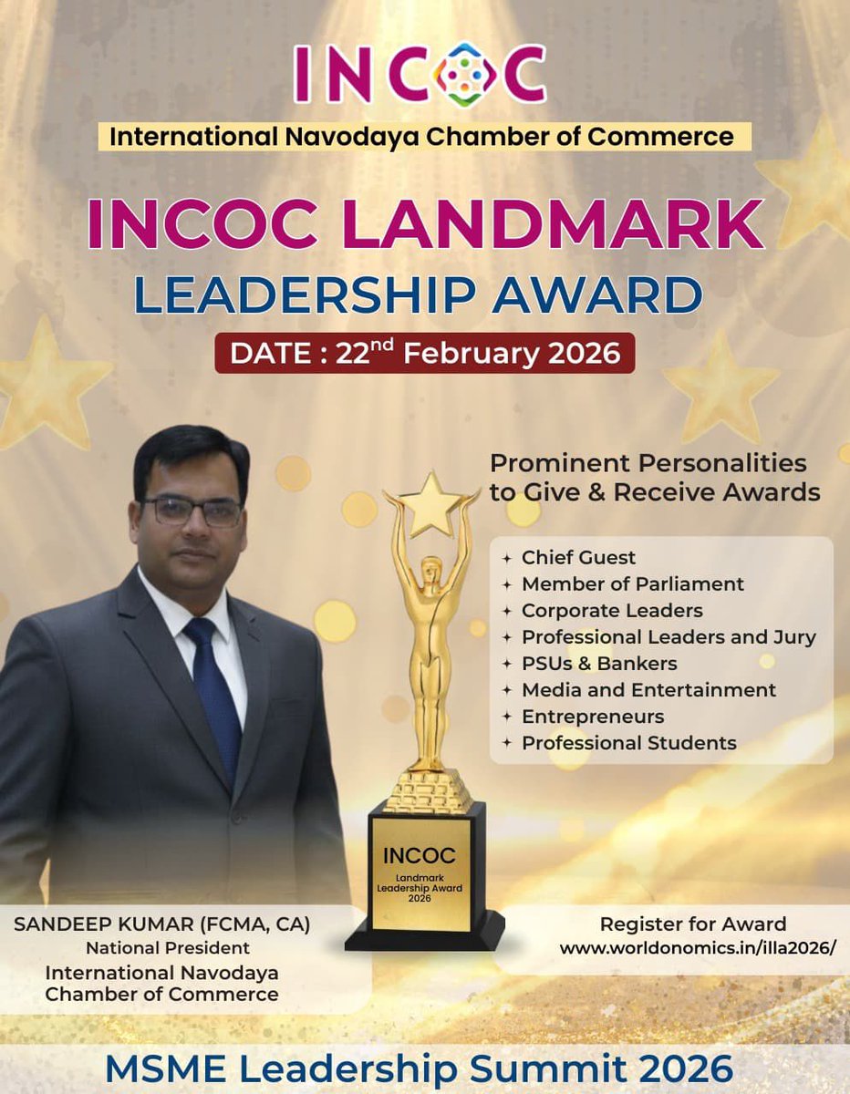 International Navodaya Chamber of Commerce tweet media