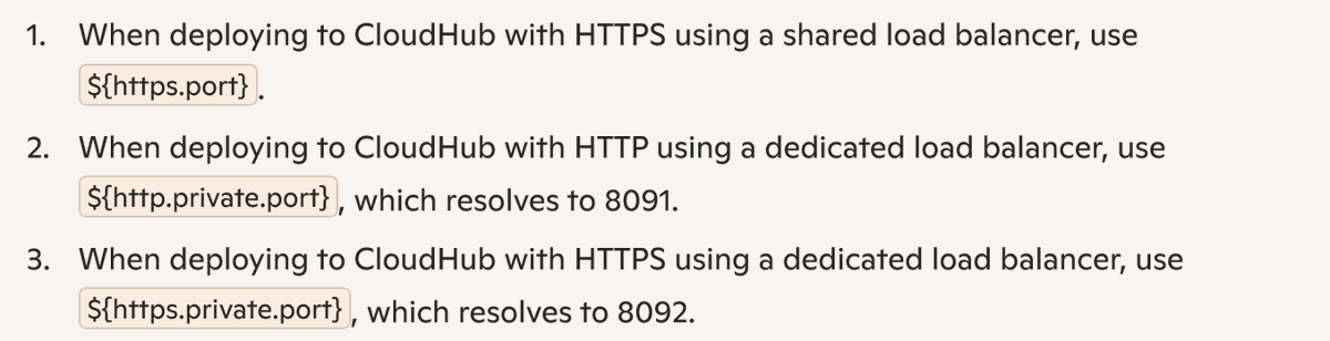 techsoftie's tweet image. HTTP configurations when deploying the Mulesoft app into cloudhub

Coding BP2:
#Mulesoft #HTTP #CloudhubDeployment #MulePortConfig
