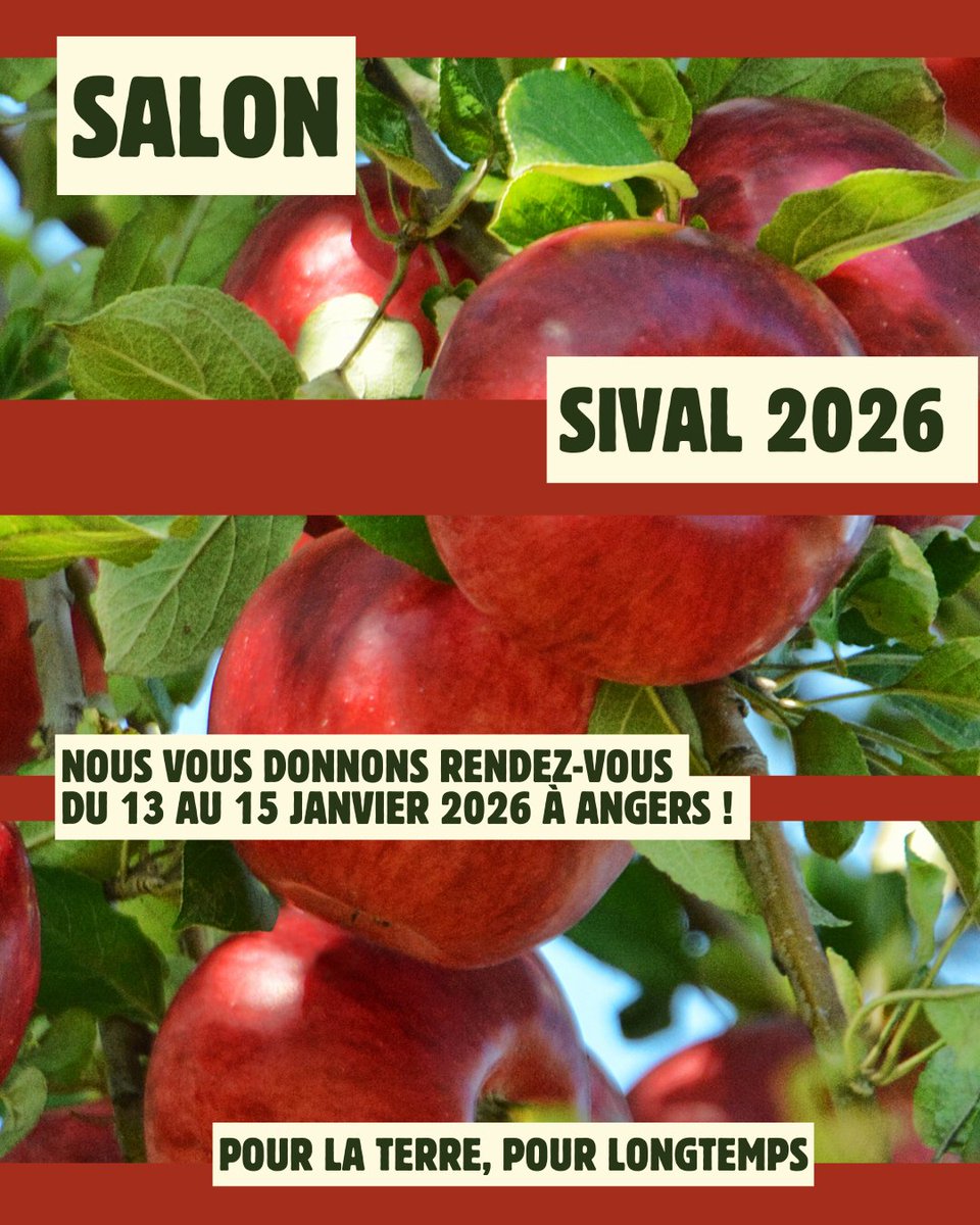 🍏 C’est le premier rendez-vous de l’année !
SOBAC vous attend au SIVAL 2026 à Angers du 13 au 15 janvier, pour parler agriculture durable, maraîchage, arboriculture et grandes cultures.
#SIVAL2026 #AgricultureInnovante #Maraîchage #Arboriculture #SolsFertiles #SOBAC #AgriAngers