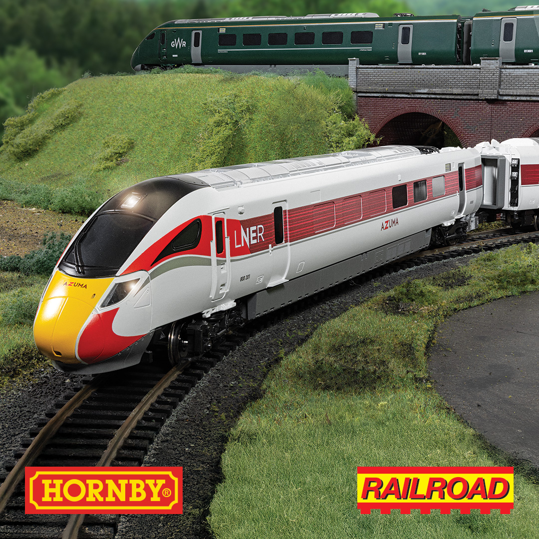 hornby's tweet image. Our Railroad range offers durability and detail all for a great price!

Perfect for those who are new to the hobby, younger modellers, or those simply looking to expand their collection.

Explore the RailRoad range today 👉bit.ly/3KzICTg

#Hornby #Modelrailways
