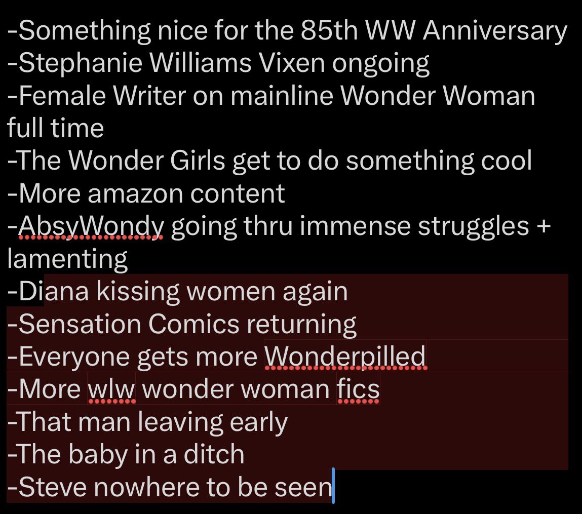 W0NDEE_'s tweet image. My 2026 Wonder Woman Wishlist: