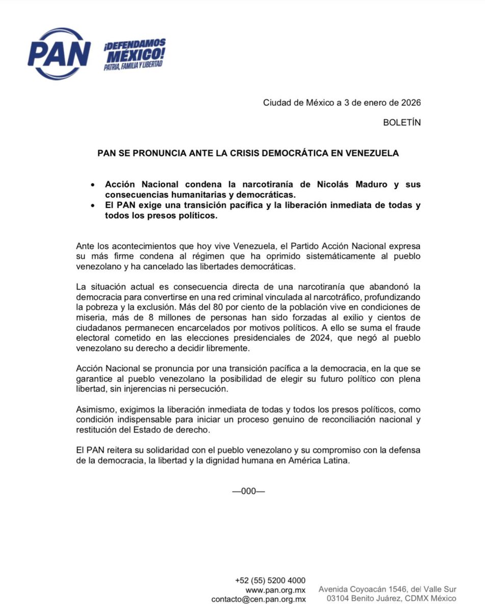 El PAN siendo el PAN, hipocritas y agachones , pinches braguetas persignadas ,los principales narcos de México son ellos pregúntenle a García Luna y al borolas. <a href="/FelipeCalderon/">Felipe Calderón 🇲🇽🇺🇦</a> .