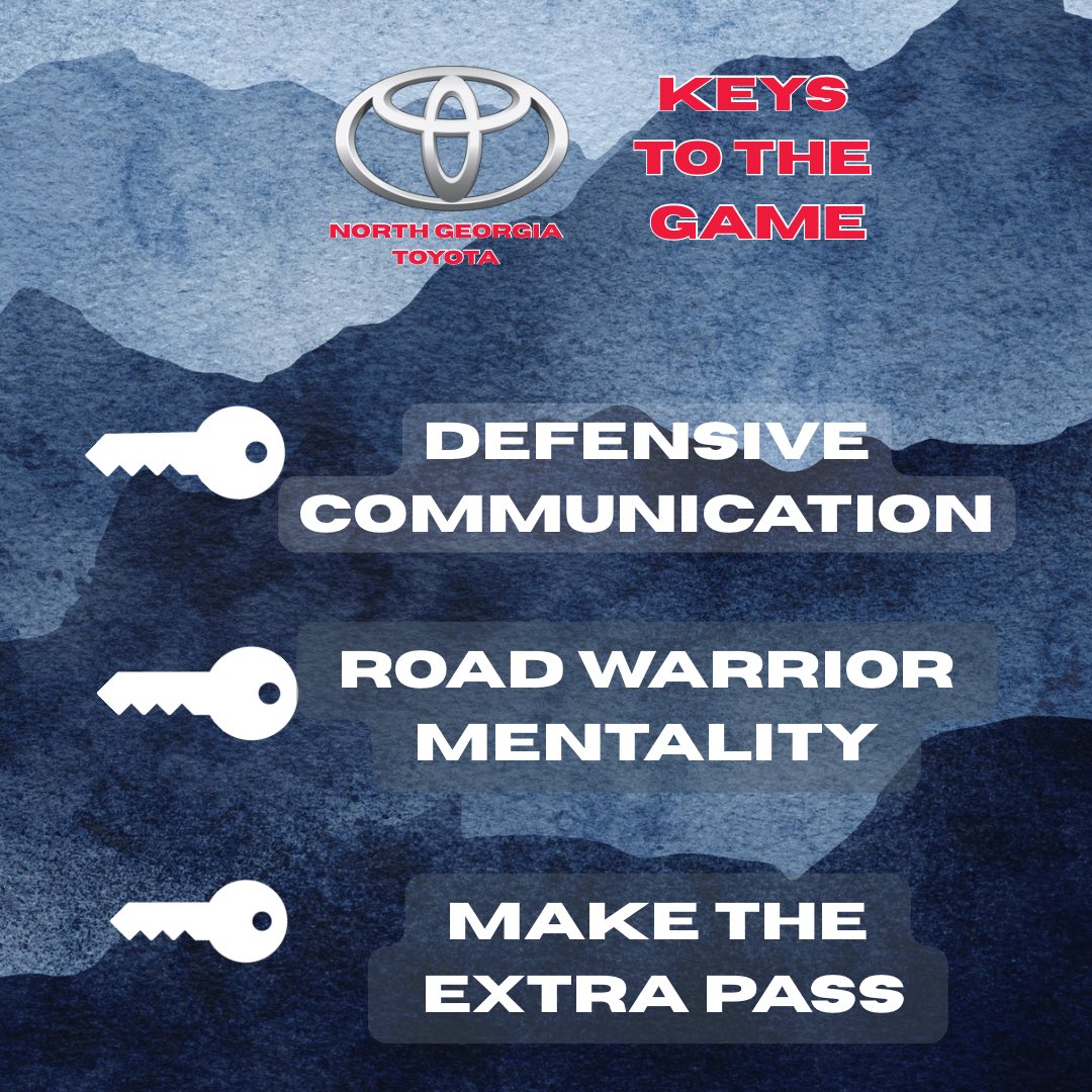 DStateBBall's tweet image. Keys to the game against the Patriots presented by North Georgia Toyota!

#FAM1LY #BeepBeep