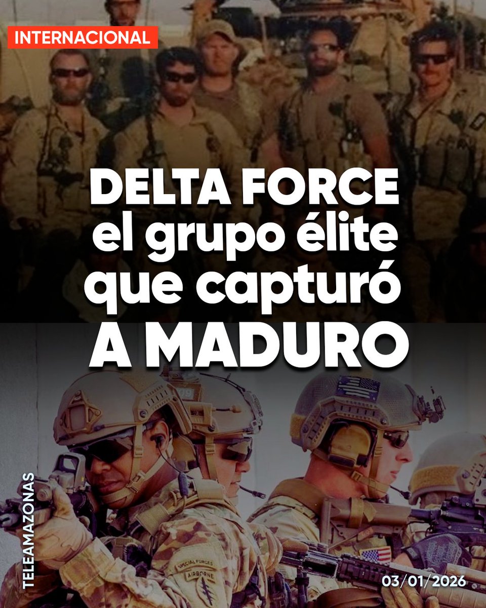 #Internacional I Delta Force ha aparecido en videojuegos y películas. Así funciona el equipo de élite que capturó a Nicolás Maduro. Mira más detalles f.mtr.cool/znpyjsqajd