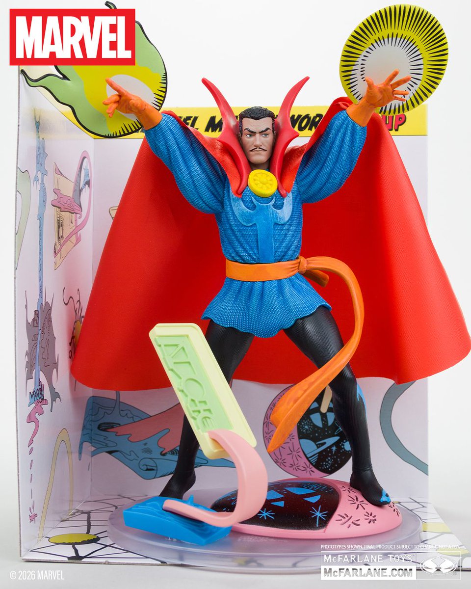 preterniadotcom's tweet image. McFarlane Toys Marvel 1/10 Scale Doctor Strange, preorders open next Friday (1/9).