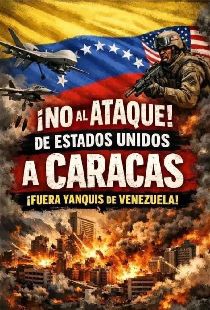 El criminal de lesa humanidad Donald Trump ha descrito en su comunicado el día de hoy como un “Asalto espectacular” y con emoción recalcó que era una operación que no se veía desde la Segunda Guerra Mundial, la acción terrorista de bombardear a  #Venezuela, matar a inocentes🇻🇪 y