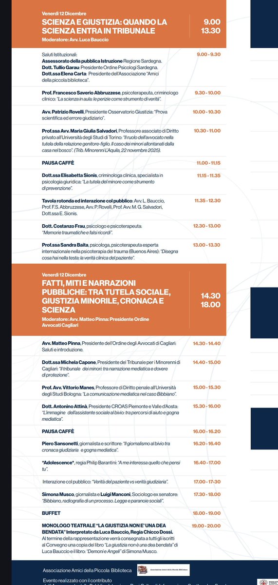 ESionis48158's tweet photo. Recentemente abbiamo tenuto un congresso sugli errori giudiziari in cui abbiamo trattato oltre al caso #Garlasco anche quelli di Beniamino Zuncheddu, Manuel Piredda e Aldo Scardella arrestato dalla allora giudice Pugliese oggi ospite televisiva a 4 grado
#truec https://t.co/2Le8h5KewY