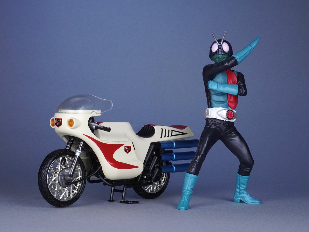 HG仮面ライダー classic壱 仮面ライダー旧1号 ＋ポピニカスーパー