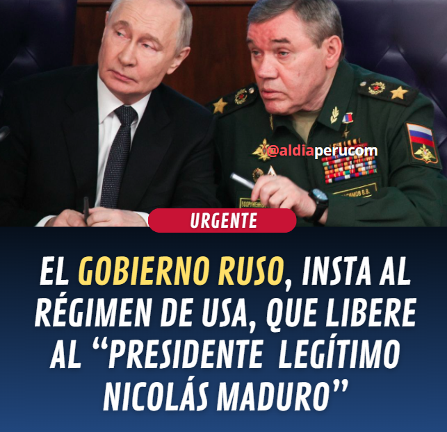 aldiaperupe's tweet photo. #GUERRA: Para Irán (potencia nuclear) como para Rusia no existe ningún motivo para que Estados Unidos haya violado territorio extranjero y secuestrado al presidente Nicolás Maduro. Piden su liberación inmediata.

#TAG: donald trump #VenezuelaLibre Diosdado Cabello Rusia y China https://t.co/UZ96PVTvFR
