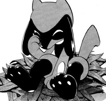 PokeDailyPost's tweet image. Riolu in the manga looks so cute 🥺