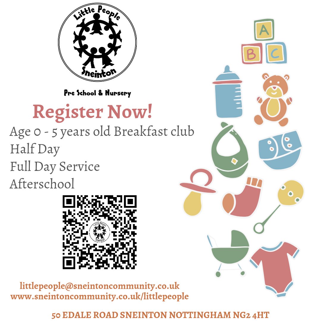 sneintoncomcic's tweet photo. 🌟 PLACES AVAILABLE 🌟

Little People Preschool &amp; Nursery – Nottingham

👶🧒 Caring for little people from 0–10 years 🧒👶

Looking for a safe, happy, and nurturing place for your child?
Little People Preschool &amp; Nursery has spaces available and would love to welcome new families https://t.co/V1SsqW5rAY
