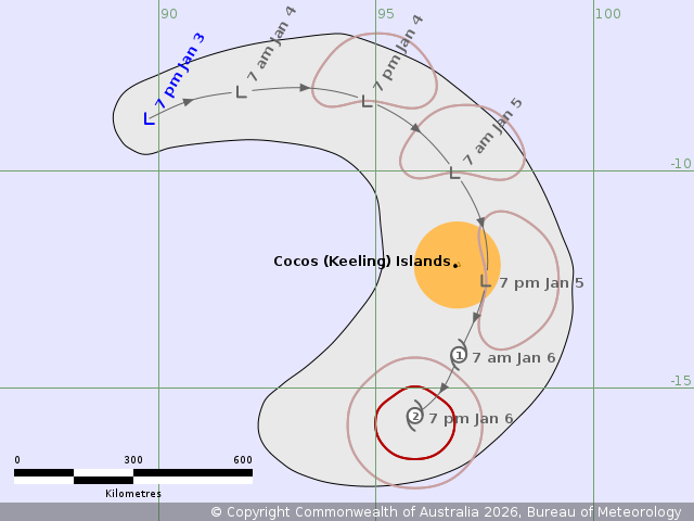 pablomartinsmet's tweet photo. Bureau of Meteorology declara a área de baixa pressão no Índico (#91S) como "Baixa Tropical #11U"; A projeção da BOM é que se torne ciclone tropical #Jenna em 60h e pode afetar as ilhas Keeling/Cocos. https://t.co/u3dplQo0vJ
