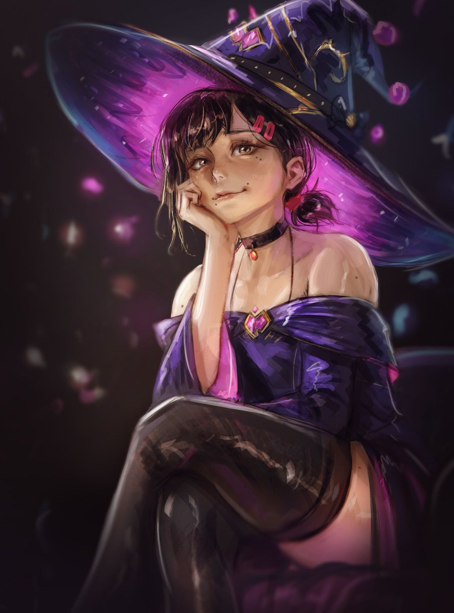 random girl witch thingy but i replace the hat with kobeni o.o