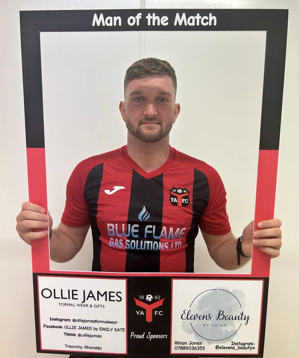 YAFCthebuns's tweet photo. RDFL Championship
@YAFCthebuns 3-1 @PenygraigBGCS

Well done the Reserves who kick off 2026 with a hard earned 3 points. 1-16 superb 👏

Cody Acock ⚽️
Jorrie Griffiths ⚽️
@CeiMason ⚽️

Joint Ollie James Menswear &amp; Elevens Beauty MOTM - @Dan_evs_92 &amp; Cody Acock 🍾🍾

#COTB 🔴⚫️ https://t.co/GmFK6H6lwV