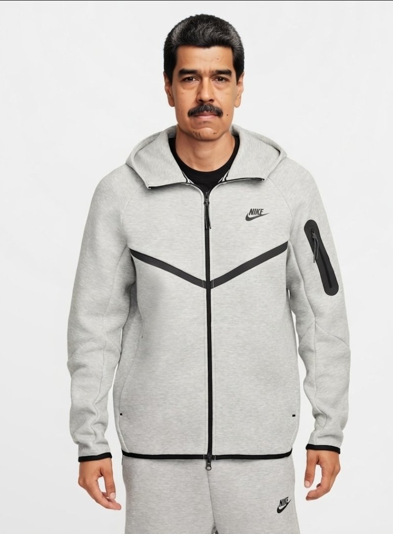 Este conjuntito deportivo de Nike en cuánto estaba ayer y en cuánto $$$ andará hoy? IA #madurocaptured