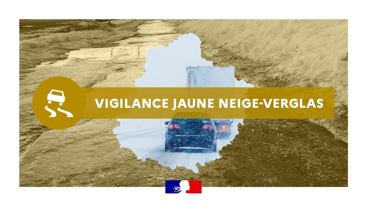 Image de Préfet de la Sarthe - #NeigeVerglas | Vigilance jaune neige-verglas ❄️

Météo-France maintient le département de la #Sarth