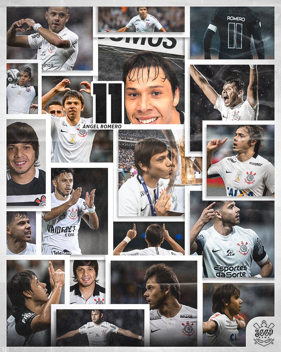 ⚫️⚪️ | A história foi bonita, longeva, na maioria das vezes heróica, e agora termina da melhor forma possível: com mais dois títulos para coroar a trajetória vencedora no Corinthians.

Da Fiel, o nosso muito obrigado, Ángel Romero! 🥹🇵🇾