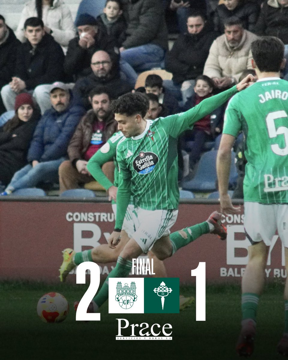 racingferrolsad's tweet image. 2-1  | 90+7' ⏹️ Remata o encontro en  Pasarón con triunfo do Pontevedra CF

⚽ 1-0 Alain 17'
⚽ 1-1 Zalaya 54'
⚽ 2-1 Resende 81'

#PontevedraCFRacingClubFerrol #PrimeraFederación   #VersusELearning #Prace