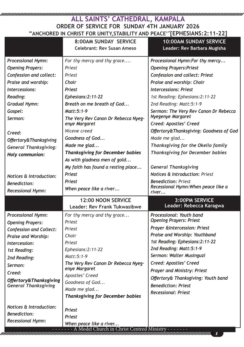 allsaintskla's tweet photo. BULLETIN
Sunday, 4th January 2026
for your FREE pdf copy of the Sunday Bulletin, click the link below: https://t.co/MvTx64JIaH
1/2
#ASCKSundayBulletin #ASCKChurchOnline #HomeCellGuide #WordFromTheProvost #ACPUpdates #TitheCollections #OffertoryCollections #BannsOfMarriage https://t.co/1lJFdlsYoG