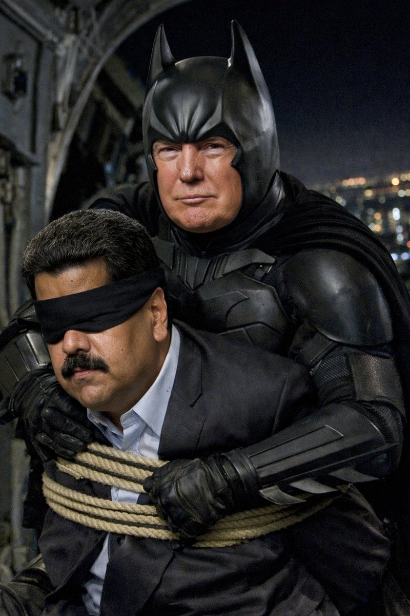 این حرکت ترامپ منو یاد The Dark Knight انداخت؛ همون‌جایی که بتمن رفت لائو رو از وسط هنگ‌کنگ کت‌بسته آورد گاتهام😄

#TheDarkKnight #Batman #Trump #Politics #News