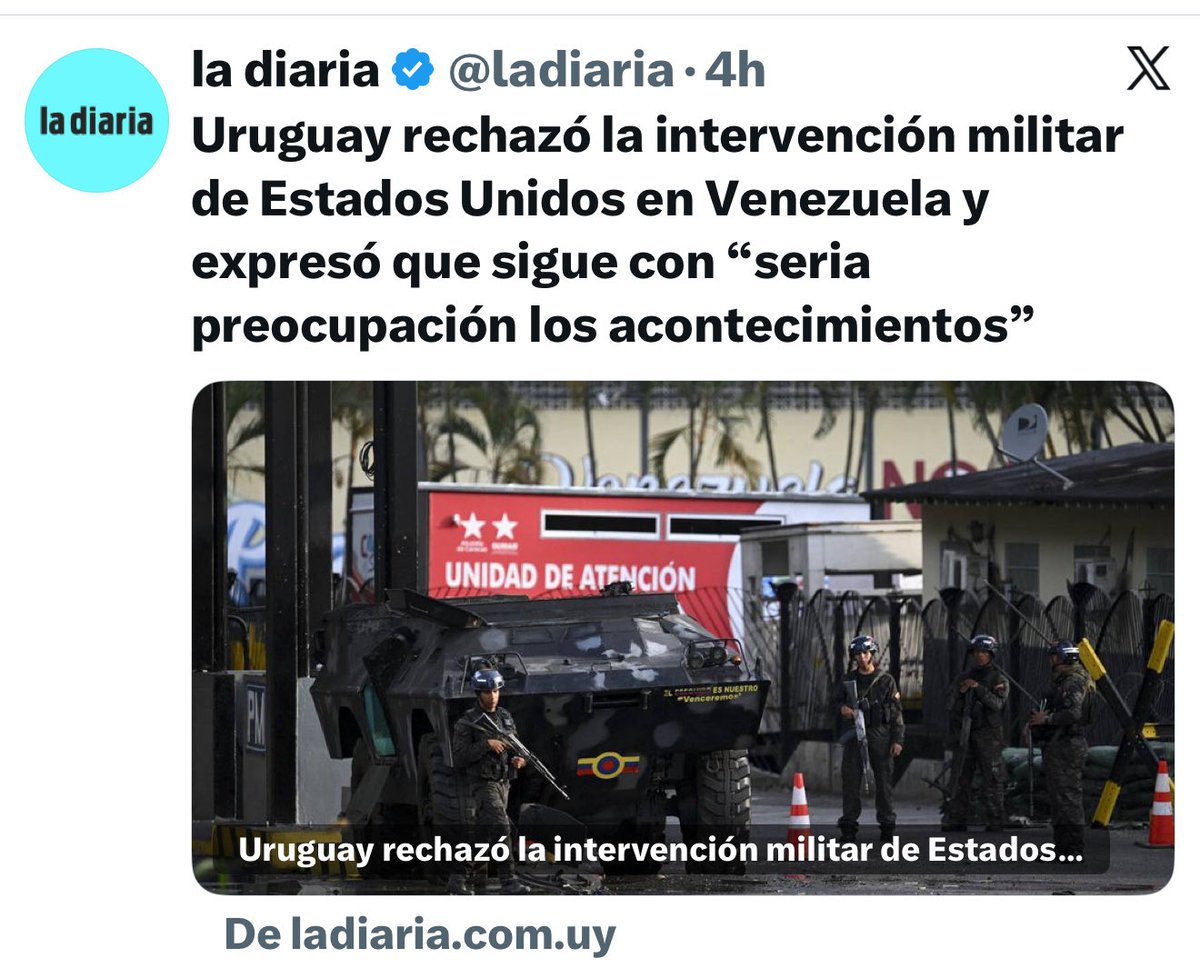 ElBagualBolso's tweet photo. Uruguay NO, el gobierno Uruguayo
A mi no me metan en esa bolsa de mierda. https://t.co/F47CIjJTr1