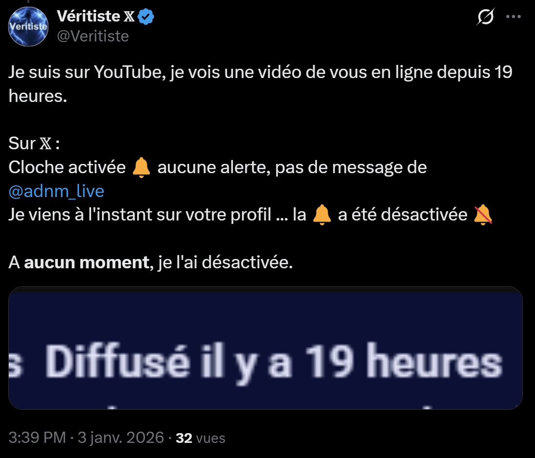 adnm_live's tweet image. Nous sommes ciblés par une censure de plus en plus illégale, et de plus en plus lâche. Ils font ça aussi avec d'autres. N'oubliez pas que votre soutien peut faire la différence dans cette guerre de l'information 🙏🙏🙏