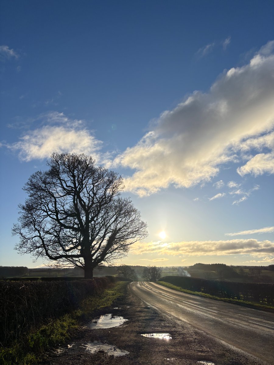 Cold wonderful day in Barnard Castle Co Durham. Nautre's Happiness #clouds #cold #nature #happiness #alive #trees