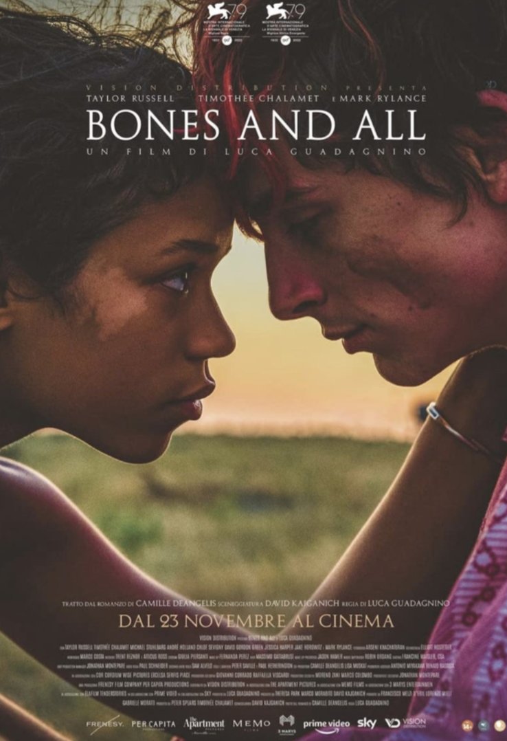 ルカ・グァダニーノの映画で何が好きかなぁと考えていたら…

BONES AND ALLが
アマプラさんに復帰してた🐻

これは春から縁起良し🍣✨

何故か好きなんたけどきっとあの女の子の詩の様な雰囲気が好きなんだろうな…🍂🌙