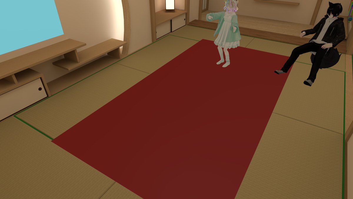 AO2_twi's tweet image. 今年初のぶいちゃ、書初め、百人一首、ごいた、雑談でした。
右近ちゃんは狐ですが、無理やり馬耳にしました。
縁起物～～～