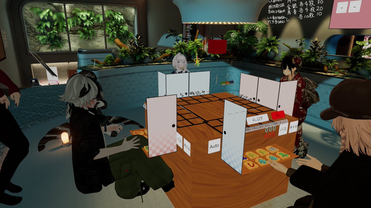 AO2_twi's tweet image. 今年初のぶいちゃ、書初め、百人一首、ごいた、雑談でした。
右近ちゃんは狐ですが、無理やり馬耳にしました。
縁起物～～～