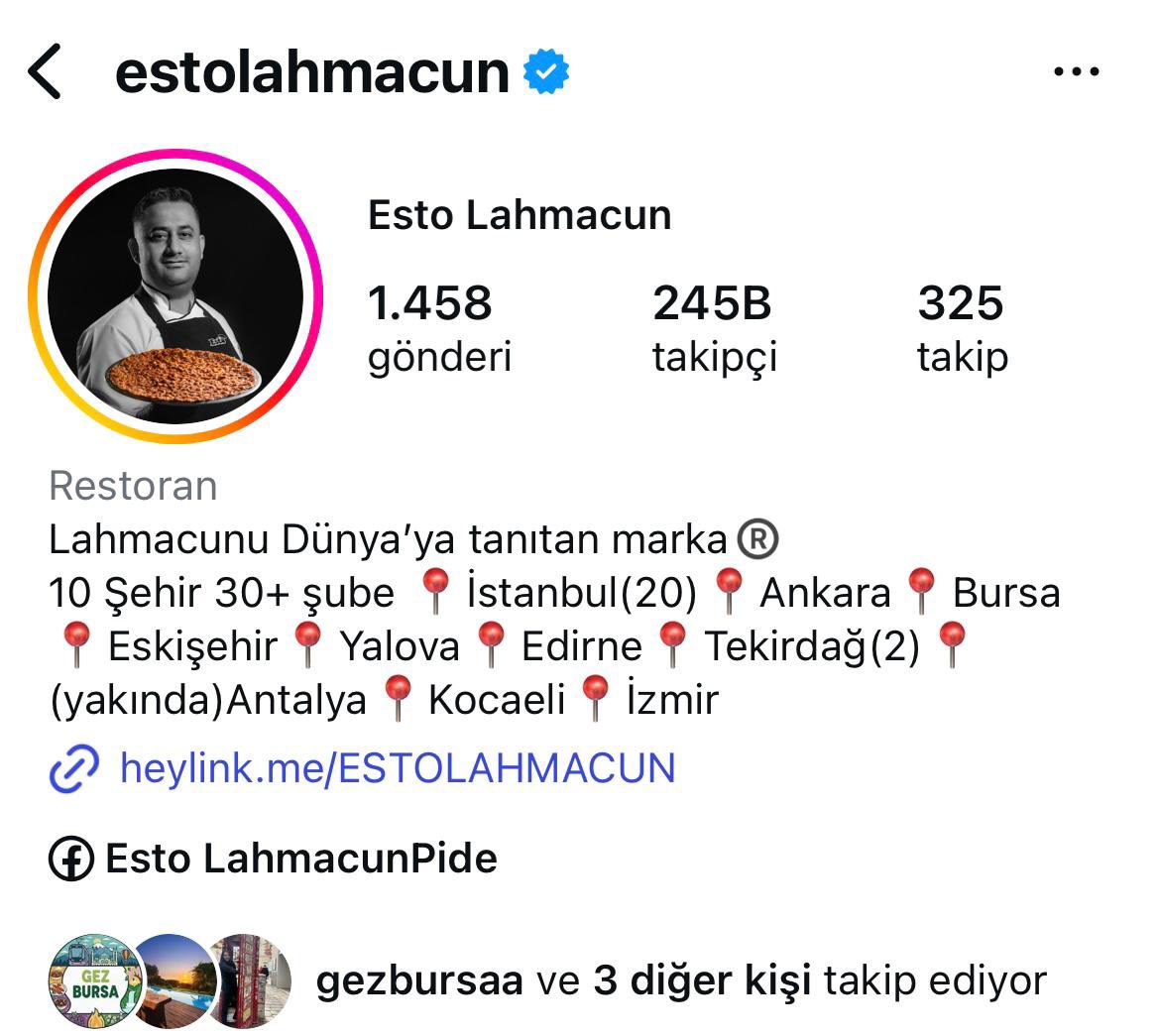 Yldrmbrcn_'s tweet image. Yok öyle Türk milletinin ekmeğini yiyip, sırtına hançeri saplamak.

#EstoLahmacunBoykot’una başladık..

Esto Lahmacun, Bedri Usta’ya destek mesajı yayınladı.

Gerisini biliyorsunuz.