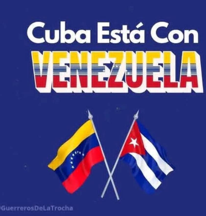 No a la agresión
#CubaConVenezuela