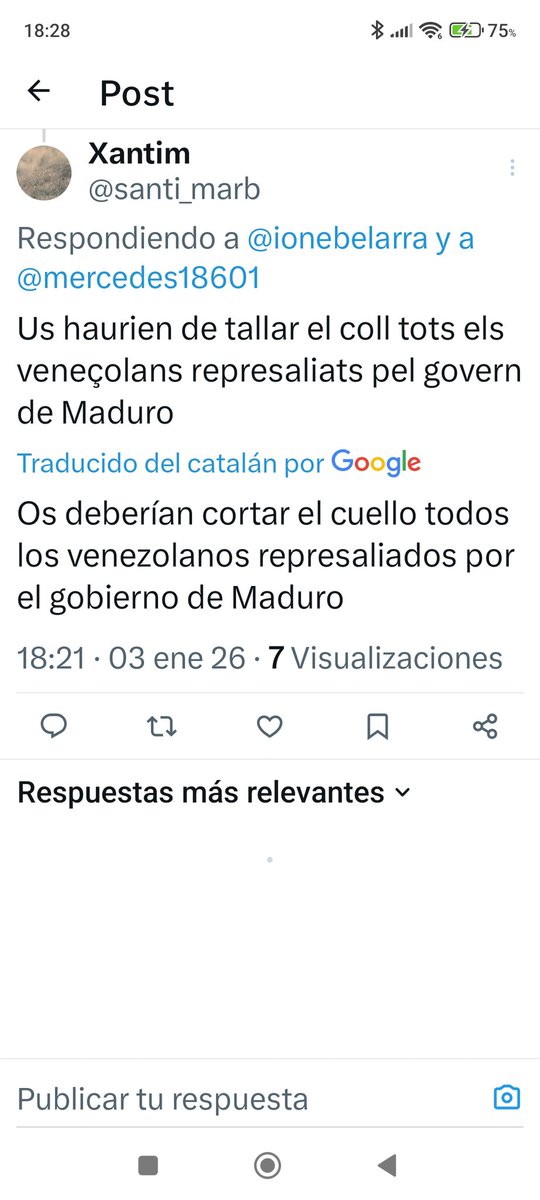Amenazas fascistas.... Cómo no podía ser de otra manera.

Los fascistas siguen siendo unos matones cobardes, por muy pronto q se levanten.
Y lo son, pq se sienten protegidos.
¿Algo q decir 
<a href="/XEspana/">X España</a> <a href="/fiscal_es/">Fiscalía General</a> <a href="/guardiacivil/">Guardia Civil</a> <a href="/policia/">Policía Nacional</a> <a href="/interiorgob/">Ministerio del Interior</a>...?