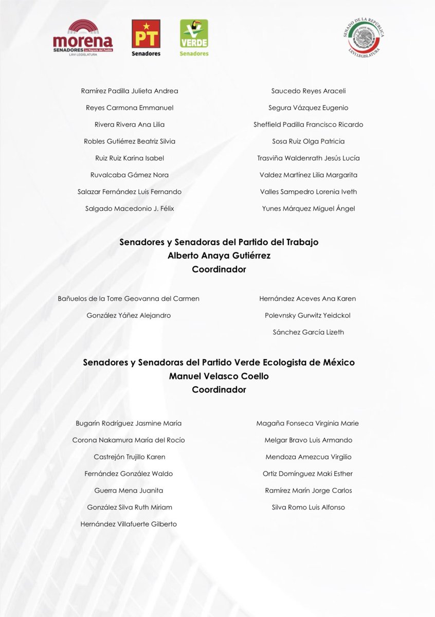 Ante la coyuntura internacional, desde el Senado expresamos nuestro respaldo total a la política exterior de México, conducida con inteligencia, responsabilidad y humanismo por la Presidenta <a href="/Claudiashein/">Claudia Sheinbaum Pardo</a>.

Soberanía, paz y cooperación como principios irrenunciables.