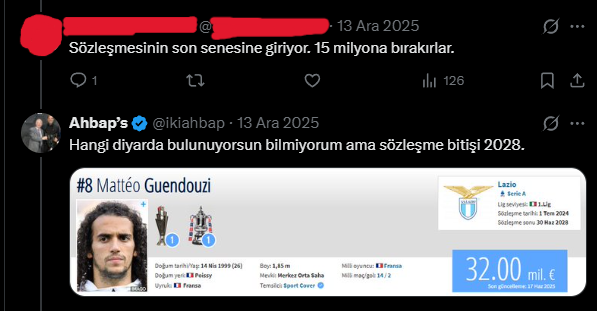 Mattéo Guendouzi'yi 15 milyon Euro'ya alanlar burada mı?