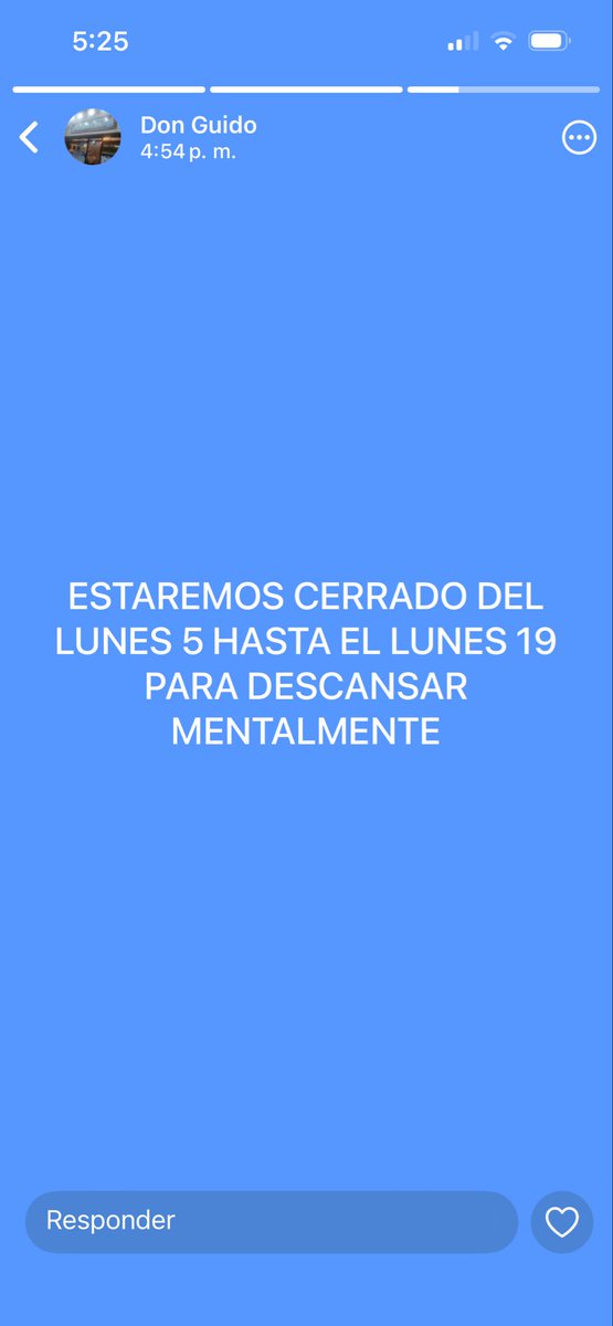 Mi pizzería tiene más salud mental que yo