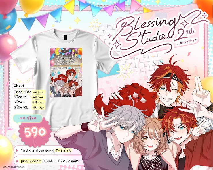 Lawrenze_Bless's tweet image. 🎉 HAPPY NEW YEAR 2026 🎉
.
ปีใหม่นี้
คุณลอว์ขอกลับมาพร้อม “ความทรงจำของปี 2025”
และช่วงเวลาสำคัญที่พวกเราก้าวเดินมาด้วยกัน 🌟
.
🌸 BlessingStudio 2nd Anniversary – Path of Starlight
📅 NOW – 30 JAN 2026
พร้อมเปิด Pre-Order Official Goods…